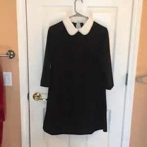 Amazon | Dresses | Beautiful Pearl Collar Black Dress Size M From Amazon |  Poshmark